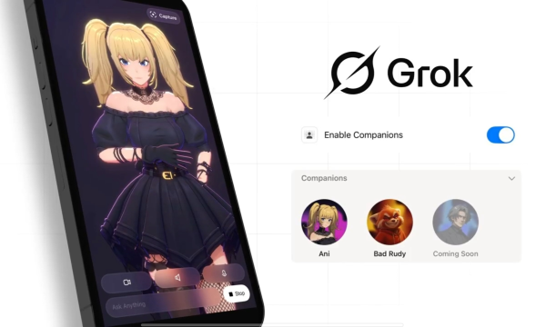 高忆管理 二次元“AI女友”月费30美元，Grok上线哥特风女孩形象Ani